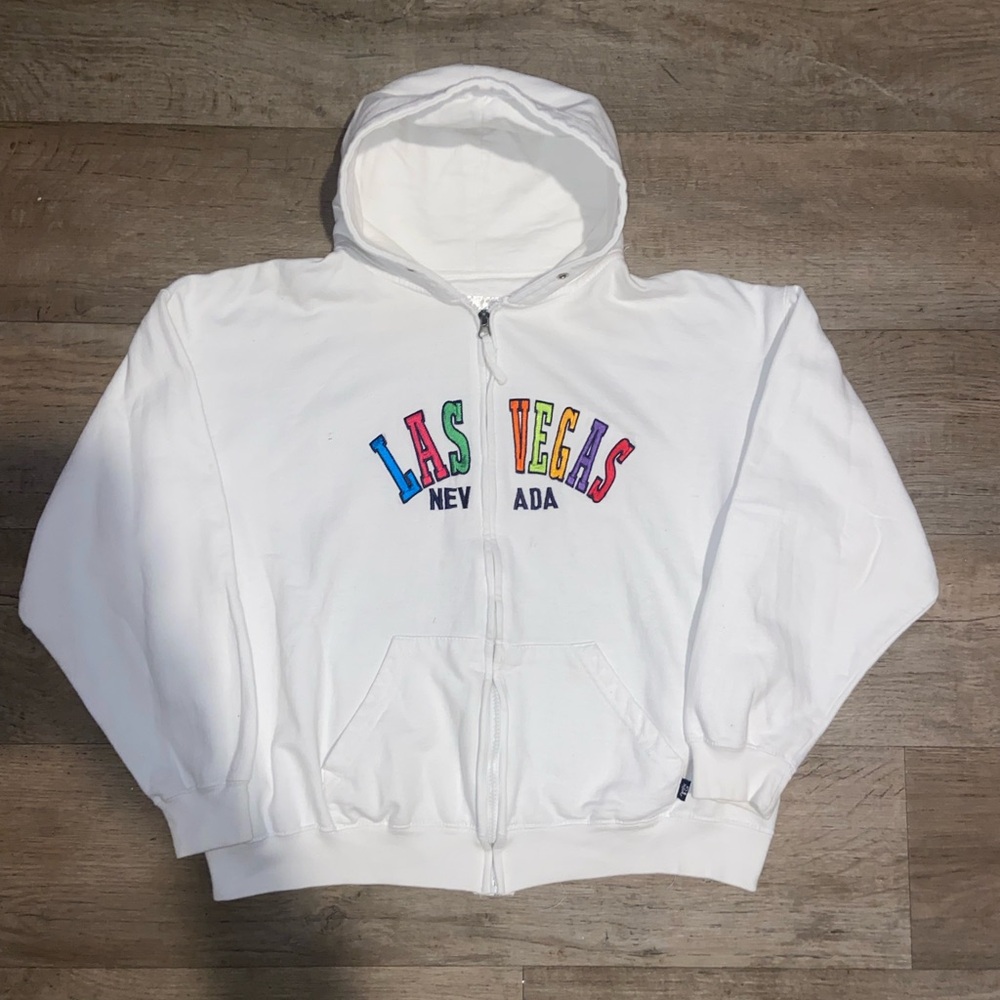 White Las Vegas Nevada Jacket Size Medium.